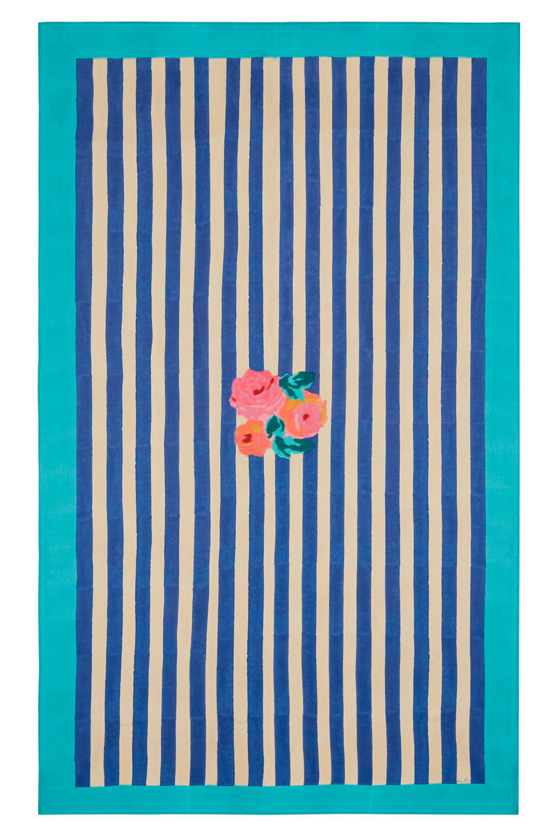 Nizam Stripes Natural Blue
