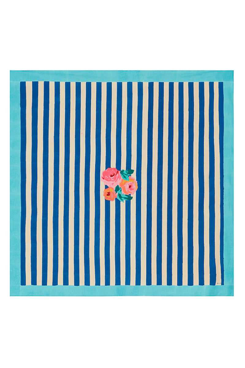 Nizam Stripes Natural Blue