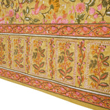 Damaris Pink & Mustard Tablecloth