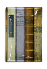 Vintage Library British Studies Decoupage Tray