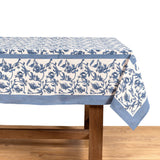 71"x128" Granada Cornflower Blue Tablecloth