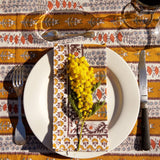 S/4 Avignon Napkins Dijon & Blue