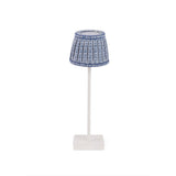 Harbor Blue Block Printed Lampshade