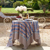 Provence Avignon Red & Blue Tablecloth