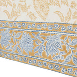 Chloe Blue & Brown Tablecloth