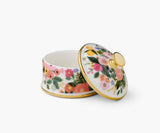 Garden Party Round Porcelain Box