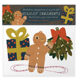 Holiday Paper Ornaments - Pack of 3
