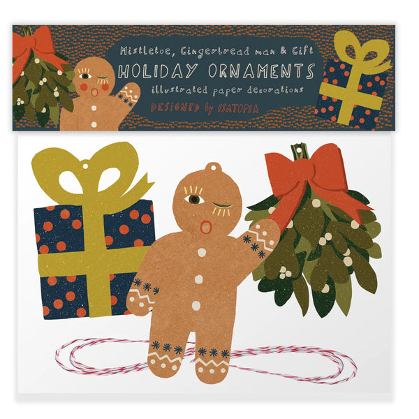 Holiday Paper Ornaments - Pack of 3