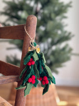 Holly Sprig Ornament