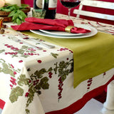 Gooseberry Red & Green | French Tablecloths