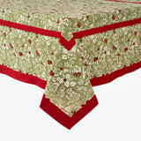 Baies de Houx Red & Green Tablecloth