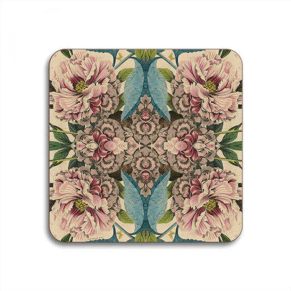 Floral Coasters S/4