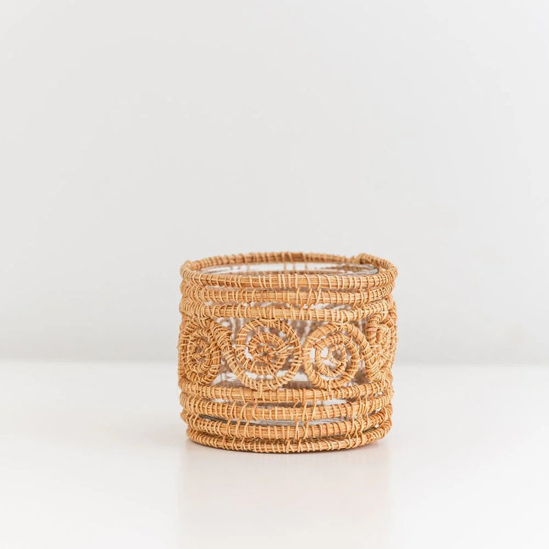 Serpentine Votive Candle Holder