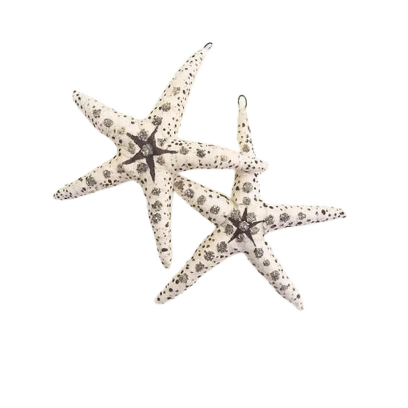 Glittery Starfish Ornament