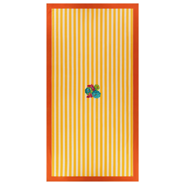 Nizam Stripes Sun Yellow Tablecloth