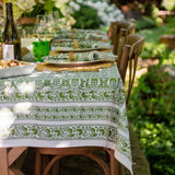 Caroline Green Tablecloth