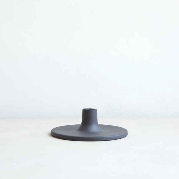 Wide Ceramic Taper Holder, Smoke