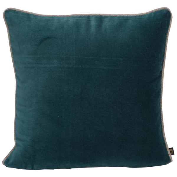 Peacock New Delhi Velvet Pillow