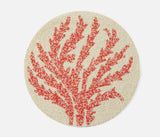 Alana Round Coral Placemat
