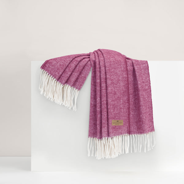 Allium Italian Herringbone Throw